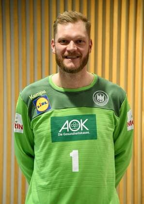 03.01.2019 Frankfurt am Main, Bekanntgabe des Aufgebotes des Deutschen Handballbundes zur EHF EURO 2020 - A-Handballnationalmannschaft - Kader Torwart Johannes Jogi Bitter (1, GER) :