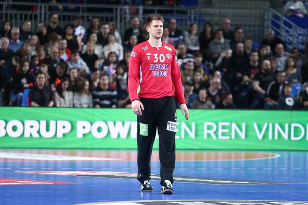 Handball, Länderspiel, Dänemark - Norwegen Torbjorn Bergerud (Norvege) HANDBALL : Danemark vs Norvege - Golden League - 1ere journee - 03 01 2020 KevinDomas Panoramic 