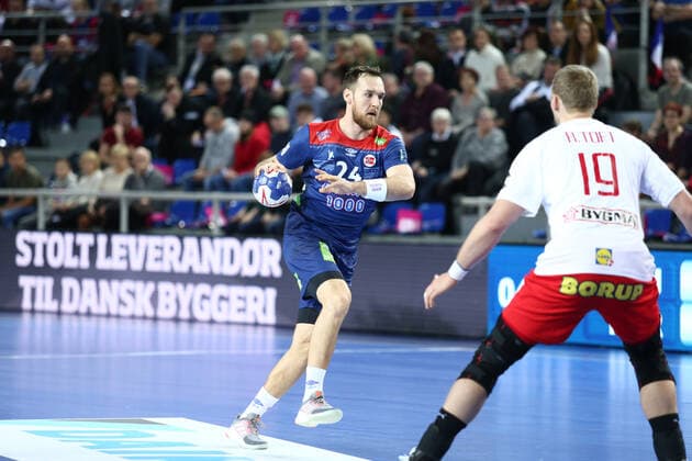 Handball, Länderspiel, Dänemark - Norwegen Christian O™Sullivan (Norvege) HANDBALL : Danemark vs Norvege - Golden League - 1ere journee - 03 01 2020 KevinDomas Panoramic 