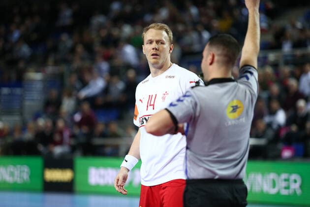 Handball, Länderspiel, Dänemark - Norwegen Anders Zachariassen (Danemark) HANDBALL : Danemark vs Norvege - Golden League - 1ere journee - 03 01 2020 KevinDomas Panoramic 