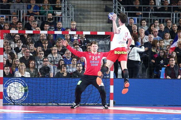Handball, Länderspiel, Dänemark - Norwegen Torbjorn Bergerud (Norvege) HANDBALL : Danemark vs Norvege - Golden League - 1ere journee - 03 01 2020 KevinDomas Panoramic 