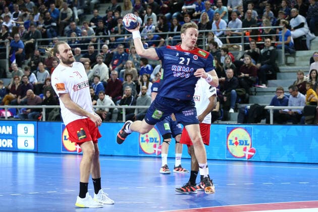 Handball, Länderspiel, Dänemark - Norwegen Magnus Gullerud (Norvege) HANDBALL : Danemark vs Norvege - Golden League - 1ere journee - 03 01 2020 KevinDomas Panoramic 