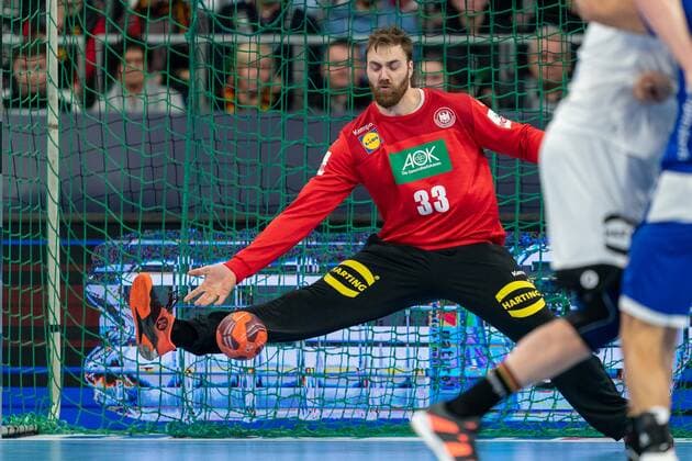 Handball Mannheim 04.01.2020 Länderspiel DHB EM Vorbereitung Deutschland (GER) - Island (ISL) Andreas Wolff (Deutschland, TW, No.33)