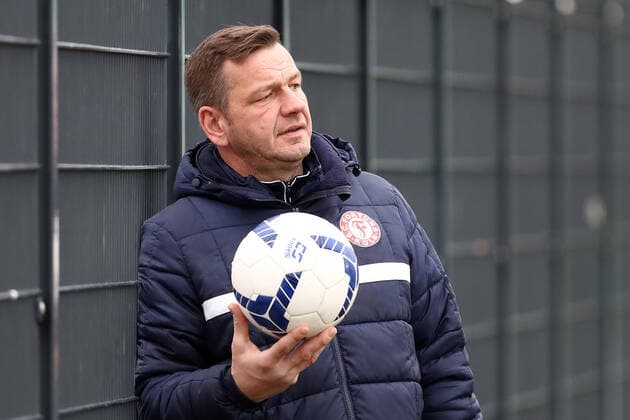 SC Fortuna Köln 4.Liga Südstadion Trainingsauftakt zur Rückrunde Torwarttrainer Georg Koch (Fortuna) 05.01.2020 Bild: