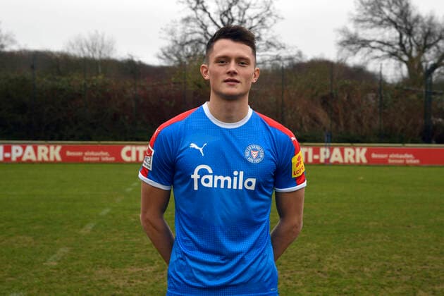 Fabian Reese, Holstein Kiel; 2. BL, Porträttermin 2019 2020, Fußball, Männer, 05.01.20 Kiel NLZ Projendorf Kiel Germany
