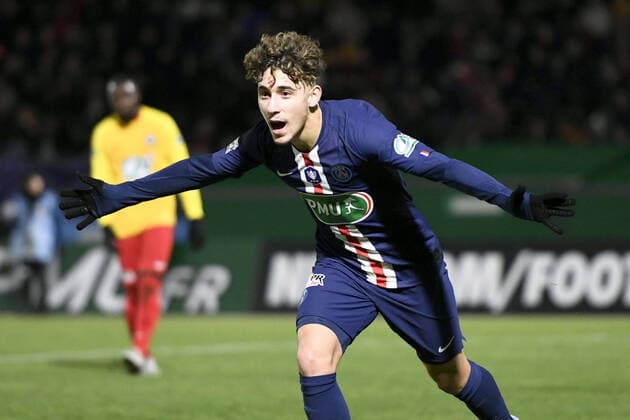 JOIE - 38 ADIL AOUCHICHE (PSG) FOOTBALL : Linas-Montlhery vs Paris SG - Coupe de France - 05 01 2020 AnthonyBIBARD FEP Panoramic 