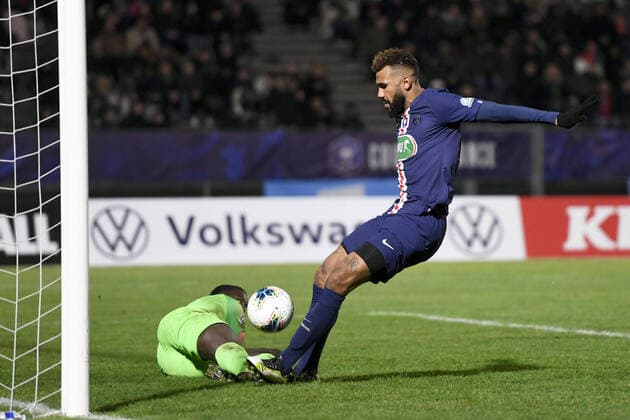 17 ERIC MAXIM CHOUPO MOTING (PSG) - BUT FOOTBALL : Linas-Montlhery vs Paris SG - Coupe de France - 05 01 2020 AnthonyBIBARD FEP Panoramic 