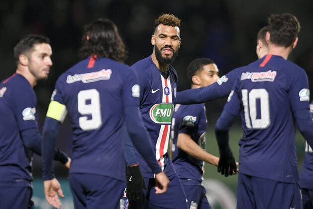 JOIE - 17 ERIC MAXIM CHOUPO MOTING (PSG) FOOTBALL : Linas-Montlhery vs Paris SG - Coupe de France - 05 01 2020 AnthonyBIBARD FEP Panoramic 