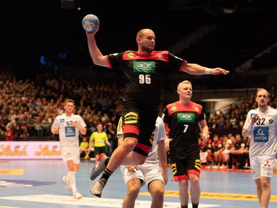 Paul Drux (Deutschland 95)b, Deutschland vs. Österreich, Testspiel, Handball, Herren, 06.01.2020 Deutschland vs. Österreich, Testspiel, Handball, Herren, 06.01.2020 Wien Copyright: xEibner-Pressefotox EP_mst