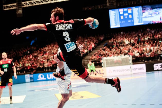 06.01.2020, Stadthalle, Wien, AUT, EHF EM 2020, Testspiel, Oesterreich vs Deutschland, im Bild Uwe Gensheimer (GER) during a friendly match at the menÂ¥s EHF EURO 2020 between Austria and Germany at the Stadthalle in Vienna, Austria on 2020 01 06. Wien