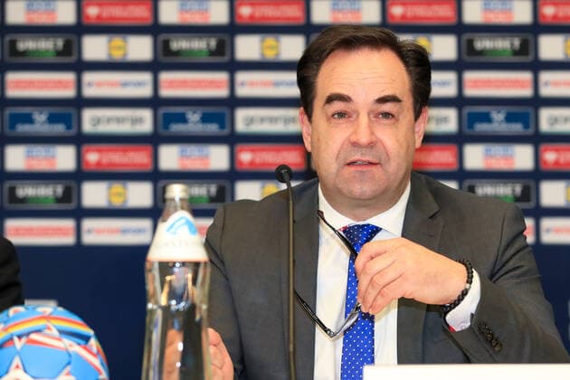 HANDBALL - EHF EURO 2020 GRAZ,AUSTRIA,07.JAN.20 - HANDBALL - EHF European Men s Handball Championship 2020, preview, press conference, PK, Pressekonferenz Image shows manager Armin Egger (MCG Graz). GEPAxpictures xMarioxBuehner