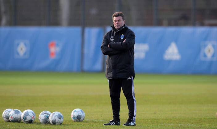 2.Liga Saison 2019-2020 Hamburger SV Training 07.01.2020 Hamburger SV Training 07.01.2020 Trainer Dieter Hecking (Hamburger SV)