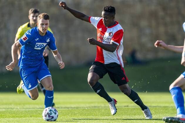 Sport Bilder des Tages MARBELLA, 08-01-2020, football, , Dutch eredivisie, season 2019-2020, Feyenoord player Lutsharel Geertruida, during the match Hoffenheim - Feyenoord Hoffenheim - Feyenoord  x6142184x Copyright: