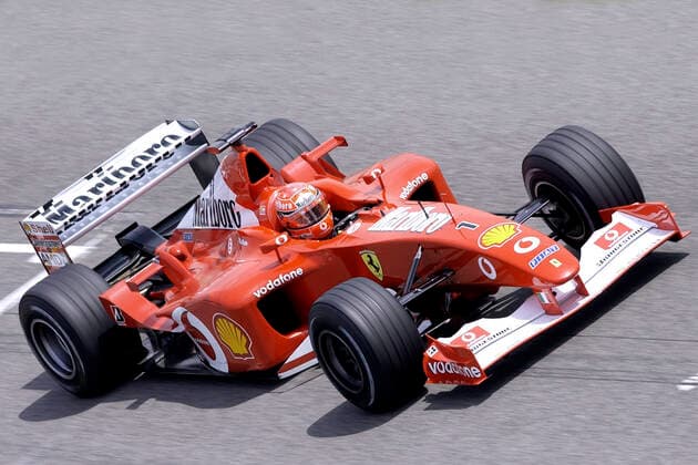 SCHUMACHER Michael F1 Team Scuderia Ferrari GP von Spanien 2002 in Barcelona am 26. 04. 2002 in Barcelona
