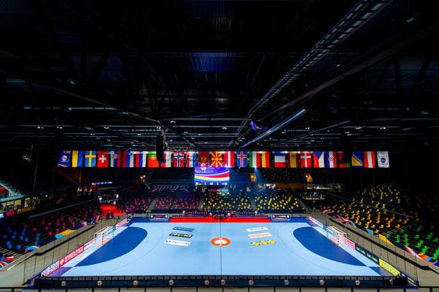200109 General view of Trondheim Spektrum during day 1 of the EHF European Handball Championship on January 9, 2020 in Trondheim. Photo: Vegard Wivestad Grott BILDBYRAN kod VG 170455 bbeng handball handball handboll handball-em 2020 european men?s handball championship 2020 em 2020 handbolls-em 2020 ehf euro 2020 norge norway arena Copyright: VEGARDxWIVESTADxGRoTT BB200109VG030