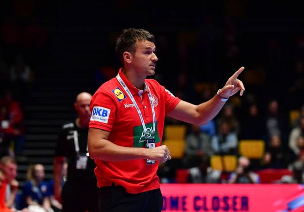 Handball-EM Deutschland - Niederlande am 09.01.2020 in der Nye Nidarohallen in Trondheim Christian PROKOP ( Cheftrainer Deutschland )