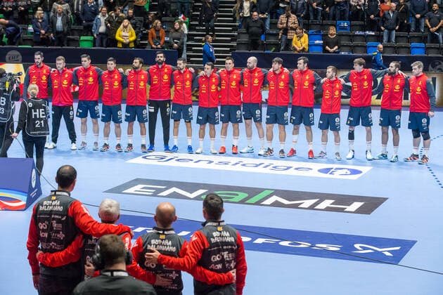 Handball, EM, Spanien - Lettland ESPAGNE HANDBALL : Championnat d Europe 2020 : Espagne vs Lettonie - 09 01 2020 THEOPHILELaurent Panoramic 