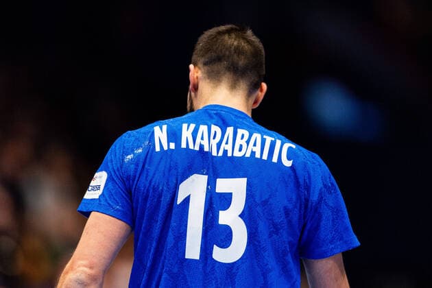 200110 Nikola Karabatic of France during the EHF European Handball Championship match between France and Portugal on January 10, 2020 in Trondheim. Photo: Vegard Wivestad Grott BILDBYRAN kod VG 170459 bbeng handball handball handboll handball-em 2020 european men?s handball championship 2020 em 2020 handbolls-em 2020 ehf euro 2020 frankrike france portugal depp Copyright: VEGARDxWIVESTADxGRoTT BB200110VG034