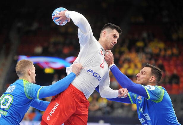 2020.01.10 Goeteborg Pilka reczna EHF Euro 2020 Mistrzostwa Europy w pilce recznej mezczyzn Szwecja Norwegia Austria Slowenia - Polska N z Maciej Pilitowski Foto Norbert Barczyk PressFocus 2020.01.10 Goeteborg Handball EHF Mens Euro 2020 Sweden Austria Norway match Slovenia and Poland Maciej Pilitowski Credit: Norbert Barczyk PressFocus NEWSPIX.PL --- Newspix.pl  20200110NB0029
