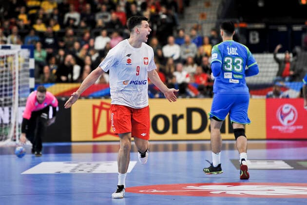 2020.01.10 Goeteborg Pilka reczna EHF EURO 2020 Mistrzostwa Europy w pilce recznej mezczyzn Szwecja Austria Norwegia Slowenia - Polska N z Szymon Sicko, radosc Foto Marcin Bulanda PressFocus 2020.01.10 Goeteborg Handball EHF Men s EURO 2020 Sweden Austria Norway Slowenia - Polska Szymon Sicko, radosc Credit: Marcin Bulanda PressFocus NEWSPIX.PL --- Newspix.pl  20200110PF_MB136