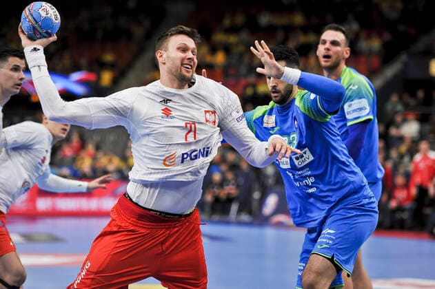 2020.01.10 Goeteborg Pilka reczna EHF EURO 2020 Mistrzostwa Europy w pilce recznej mezczyzn Szwecja Austria Norwegia Slowenia - Polska N z Kamil Syprzak, Igor Zabic Foto Marcin Bulanda PressFocus 2020.01.10 Goeteborg Handball EHF Men s EURO 2020 Sweden Austria Norway Slowenia - Polska Kamil Syprzak, Igor Zabic Credit: Marcin Bulanda PressFocus NEWSPIX.PL --- Newspix.pl  20200110PF_MB192