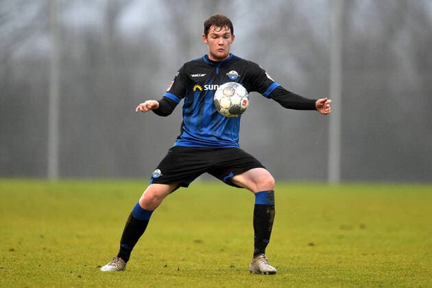 08-01-2020 pmk NC101580 Fussball Herren Testspiel Saison 2019 2020 SC Paderborn 07 Luca KILIAN (15) Paderborn *** 08 01 2020 pmk NC101580 Football Mens Test Match Season 2019 2020 SC Paderborn 07 Luca KILIAN 15 Paderborn