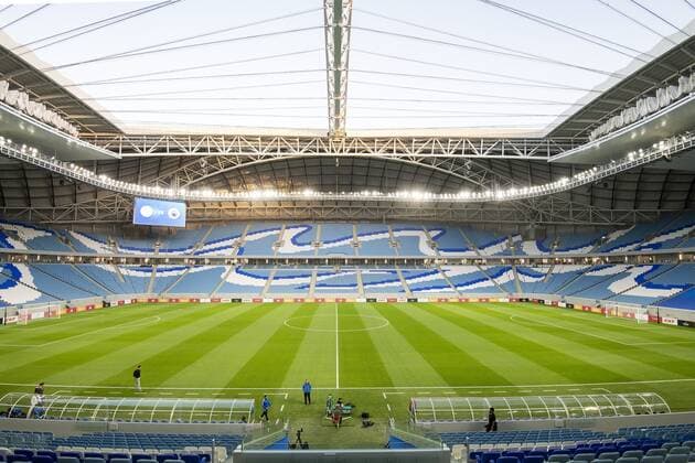 DOHA, 11-01-2020 , Al Janoub Stadium , Trainingscamp , friendly , season 2019 2020 , Stadium overvieuw during the match Ajax - Club Brugge Ajax - Club Brugge (friendly)  x6197247x Copyright: