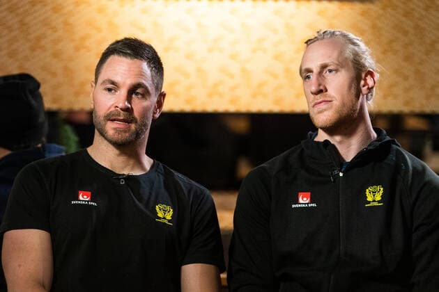 200111 Goalkeeper Andreas Palicka and goalkeeper Mikael Appelgren of Sweden at a press event during the EHF European Handball Championship on January 11, 2020 in Gothenburg. Photo: Mathias Bergeld BILDBYRAN Cop 200 bbeng ehf euro 2020 em 2020 european men?s handball championship 2020 handball handboll handbolls-em 2020 handball handball-em 2020 sweden Pressträff Pressetreff Press event Copyright: MATHIASxBERGELD BB200111MB014
