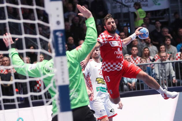 Graz: Croatian handball team meets Belarus in 2nd round of European Championship, EM, Europameisterschaft 11.01.2020., Stadthalle Graz, Graz, Austria - European Handball Championship, Group A, Round 2, Croatia - Belarus. Zlatko Horvat  LukaxStanzl PIXSELL