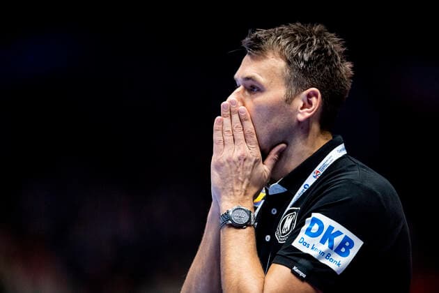 200111 Christian Prokop, head coach of Germany, during the EHF European Handball Championship match between Spain and Germany on January 11, 2020 in Trondheim. Photo: Vegard Wivestad Grott BILDBYRAN kod VG 170462 bbeng handball handball handboll handball-em 2020 european men?s handball championship 2020 em 2020 handbolls-em 2020 ehf euro 2020 spania spanien tyskland germany deutschland Copyright: VEGARDxWIVESTADxGRoTT BB200111VG019
