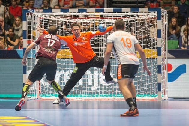 Handball EM, Lettland - Niederlande EIJLERS Gerrie (Pays-Bas - Netherlands) HANDBALL : Championnat d Europe 2020 : Lettonie vs Pays-Bas - 11 01 2020 THEOPHILELaurent Panoramic 
