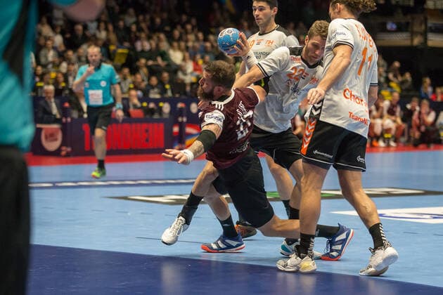 Handball EM, Lettland - Niederlande DUDE Ingars (Lettonie - Latvia) HANDBALL : Championnat d Europe 2020 : Lettonie vs Pays-Bas - 11 01 2020 THEOPHILELaurent Panoramic 