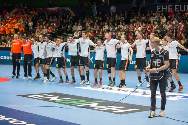 Handball EM, Lettland - Niederlande NETHERLANDS HANDBALL : Championnat d Europe 2020 : Lettonie vs Pays-Bas - 11 01 2020 THEOPHILELaurent Panoramic 