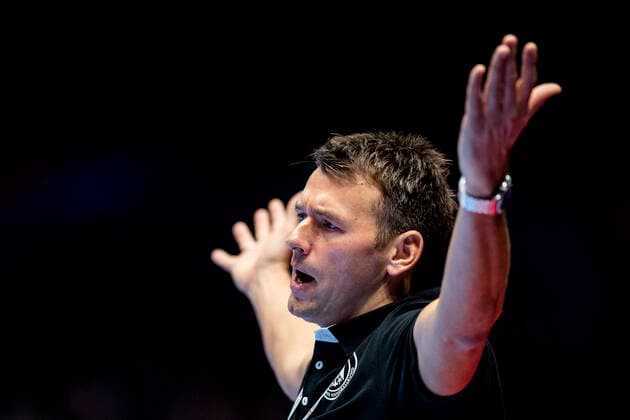 Sport Bilder des Tages 200111 Christian Prokop, head coach of Germany, during the EHF European Handball Championship match between Spain and Germany on January 11, 2020 in Trondheim. Photo: Vegard Wivestad Grott BILDBYRAN kod VG 170462 bbeng handball handball handboll handball-em 2020 european men?s handball championship 2020 em 2020 handbolls-em 2020 ehf euro 2020 spania spanien tyskland germany deutschland Copyright: VEGARDxWIVESTADxGRoTT BB200111VG026