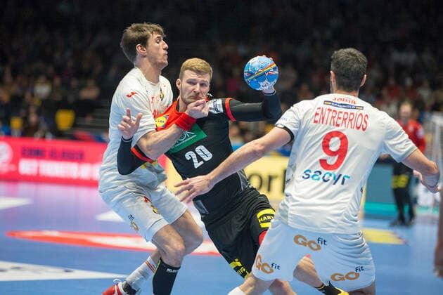 WEBER Philipp (Allemagne - Germany) HANDBALL : Championnat d Europe 2020 : Allemagne vs Espagne - 01 11 2020 THEOPHILELaurent Panoramic 