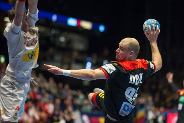 Sport Bilder des Tages DRUX Pau (Allemagne - Germany) HANDBALL : Championnat d Europe 2020 : Allemagne vs Espagne - 01 11 2020 THEOPHILELaurent Panoramic 