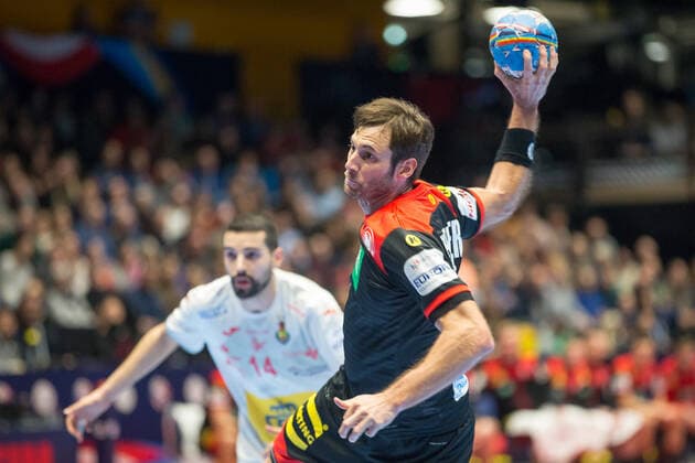 Handball EM, Spanien - Deutschland GENSHEIMER Uwe (Allemagne - Germany) HANDBALL : Championnat d Europe 2020 : Allemagne vs Espagne - 01 11 2020 THEOPHILELaurent Panoramic 
