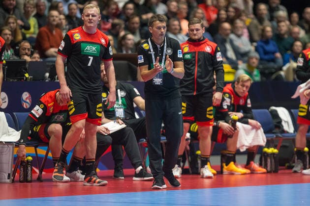 Handball EM, Spanien - Deutschland PROKOP Christian (Allemagne - Germany) HANDBALL : Championnat d Europe 2020 : Allemagne vs Espagne - 01 11 2020 THEOPHILELaurent Panoramic 