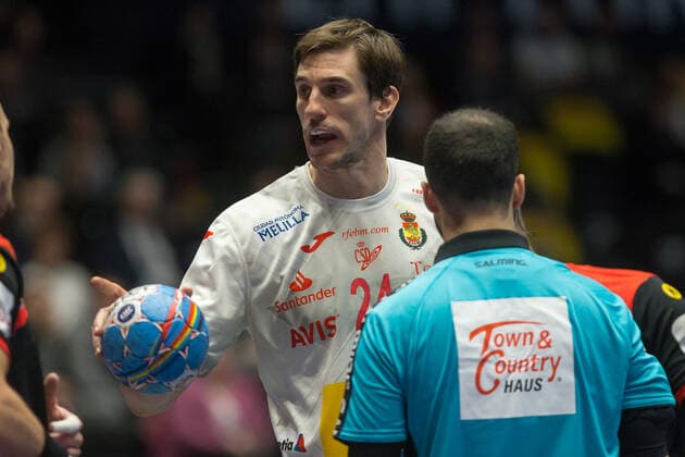 Handball EM, Spanien - Deutschland MORROS de ARGILA Viran (Espagne - Spain) HANDBALL : Championnat d Europe 2020 : Allemagne vs Espagne - 01 11 2020 THEOPHILELaurent Panoramic 