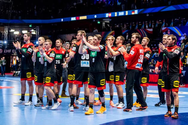 Handball EM, Spanien - Deutschland 200111 Tobias Reichmann of Germany looks dejected after the EHF European Handball Championship match between Spain and Germany on January 11, 2020 in Trondheim. Photo: Vegard Wivestad Grott BILDBYRAN kod VG 170462 bbeng handball handball handboll handball-em 2020 european men?s handball championship 2020 em 2020 handbolls-em 2020 ehf euro 2020 spania spanien tyskland germany deutschland depp dejected Copyright: VEGARDxWIVESTADxGRoTT BB200111VG038