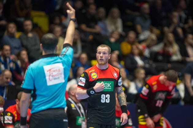 ZIEKER Patrick (Allemagne - Germany) HANDBALL : Championnat d Europe 2020 : Allemagne vs Espagne - 01 11 2020 THEOPHILELaurent Panoramic 