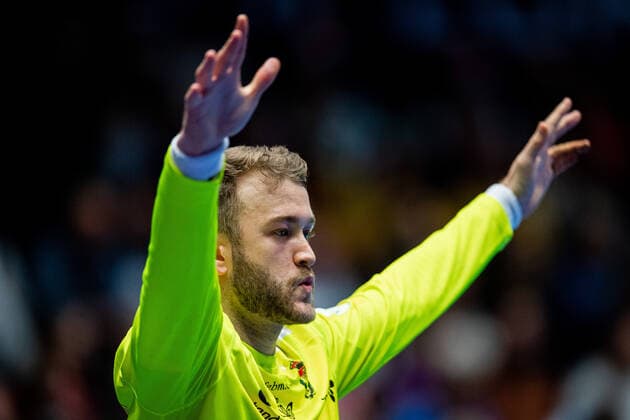 200111 Goalkeeper Gonzalo Perez de Vargas Moreno of Spain during the EHF European Handball Championship match between Spain and Germany on January 11, 2020 in Trondheim. Photo: Vegard Wivestad Grott BILDBYRAN kod VG 170462 bbeng handball handball handboll handball-em 2020 european men?s handball championship 2020 em 2020 handbolls-em 2020 ehf euro 2020 spania spanien tyskland germany deutschland Copyright: VEGARDxWIVESTADxGRoTT BB200111VG048