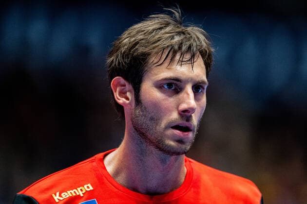 200111 Uwe Gensheimer of Germany during the EHF European Handball Championship match between Spain and Germany on January 11, 2020 in Trondheim. Photo: Vegard Wivestad Grott BILDBYRAN kod VG 170462 bbeng handball handball handboll handball-em 2020 european men?s handball championship 2020 em 2020 handbolls-em 2020 ehf euro 2020 spania spanien tyskland germany deutschland Copyright: VEGARDxWIVESTADxGRoTT BB200111VG071