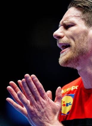 200111 Tobias Reichmann of Germany reacts during the EHF European Handball Championship match between Spain and Germany on January 11, 2020 in Trondheim. Photo: Vegard Wivestad Grott BILDBYRAN kod VG 170462 bbeng handball handball handboll handball-em 2020 european men?s handball championship 2020 em 2020 handbolls-em 2020 ehf euro 2020 spania spanien tyskland germany deutschland Copyright: VEGARDxWIVESTADxGRoTT BB200111VG072