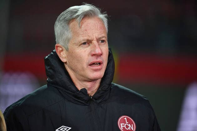 Jens KELLER (Trainer Nuernberg), Einzelbild,angeschnittenes Einzelmotiv,Portraet,Portrait,Porträt. Testspiel 1.FC Nuernberg-FC Bayern Muenchen 5-2. Fussball 1. Bundesliga,Saison 2019 2020, am 11.01.2020.Max Morlock Stadion.