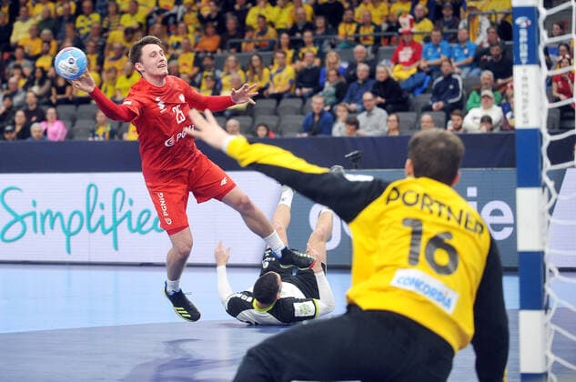 2020.01.12 Goeteborg Pilka reczna EHF Euro 2020 Mistrzostwa Europy w pilce recznej mezczyzn Szwecja Norwegia Austria Szwajcaria - Polska N z Piotr Jarosiewicz Foto Norbert Barczyk PressFocus 2020.01.12 Goeteborg Handball EHF Mens Euro 2020 Sweden Austria Norway Switzerland and Poland Piotr Jarosiewicz Credit: Norbert Barczyk PressFocus NEWSPIX.PL --- Newspix.pl  20200112NB0051