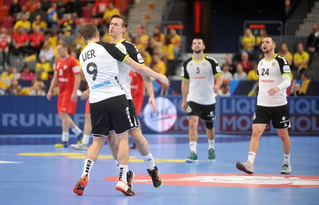 2020.01.12 Goeteborg Pilka reczna EHF Euro 2020 Mistrzostwa Europy w pilce recznej mezczyzn Szwecja Norwegia Austria Szwajcaria - Polska N z Roman Sidorowicz radosc Foto Norbert Barczyk PressFocus 2020.01.12 Goeteborg Handball EHF Mens Euro 2020 Sweden Austria Norway Switzerland and Poland Roman Sidorowicz radosc Credit: Norbert Barczyk PressFocus NEWSPIX.PL --- Newspix.pl  20200112NB0060