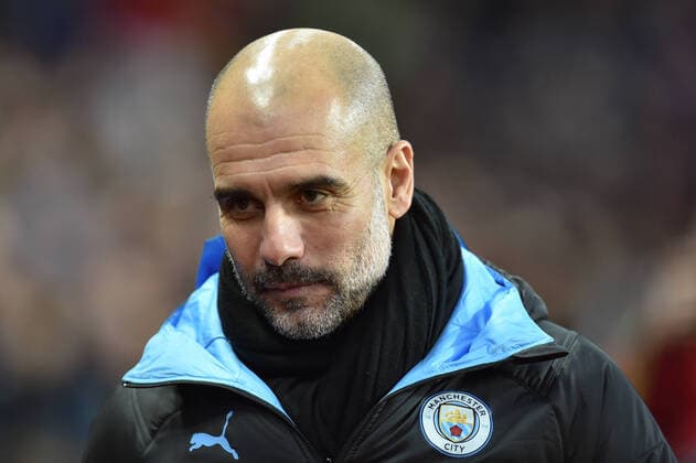 Aston Villa v Manchester City Premier League Manchester City Manager Josep Guardiola ahead of the Premier League match at Villa Park, Birmingham Content Not Available For UK Newspapers Copyright: xMartynxHaworthx FIL-14036-0015