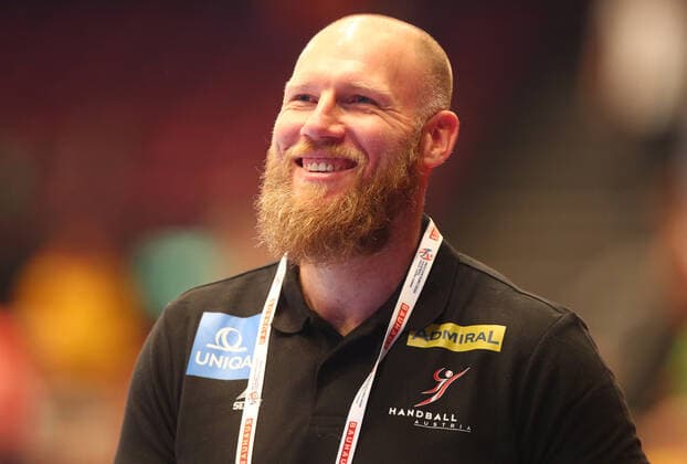 HANDBALL - EHF EURO 2020, AUT vs UKR VIENNA,AUSTRIA,12.JAN.20 - HANDBALL - EHF European Men s Handball Championship 2020, group stage, Austria vs Ukraine. Image shows head coach Ales Pajovic (AUT). GEPAxpictures xChristianxOrt
