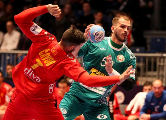 HANDBALL - EHF EURO 2020, MNE vs BLR GRAZ,AUSTRIA,13.JAN.20 - HANDBALL - EHF European Men s Handball Championship 2020, group stage, Montenegro vs Belarus. Image shows . GEPAxpictures xWolfgangxGrebien